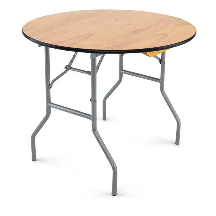 36 Round Wooden Table